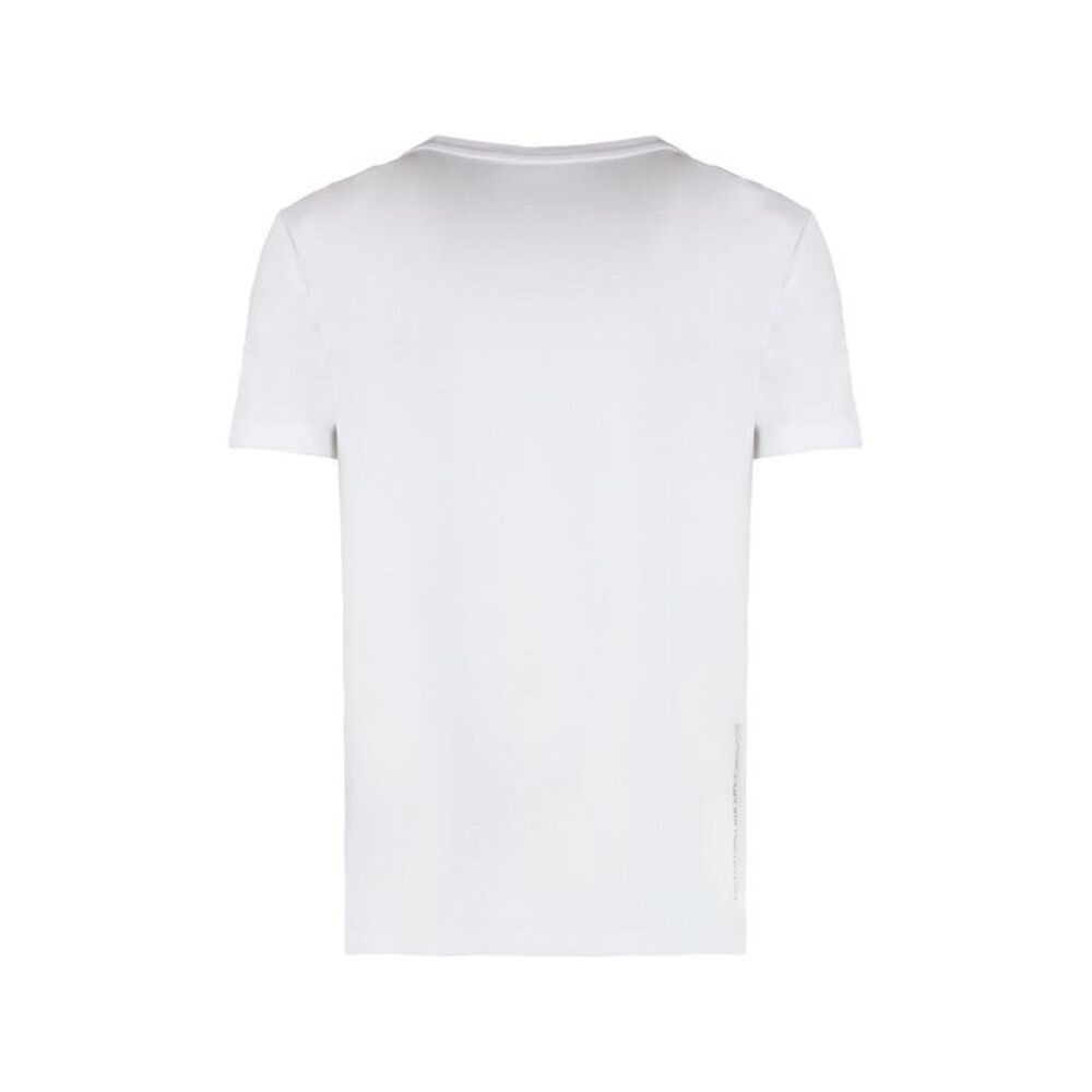 EA7 Emporio Armani Logo Detail T-Shirt Women WHITE T-Shirts & Tops